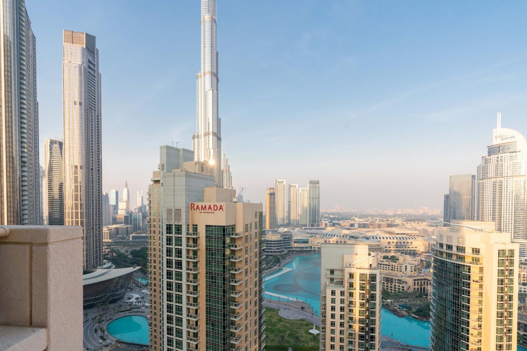Luxury 2Br Downtown Apt With Burj Khalifa Views 迪拜 外观 照片